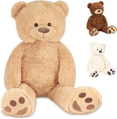 Brubaker Peluche Gigante Xxl Oso Osito 100 Cm Beige Amazon Es