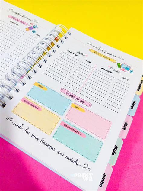 Planner Personalizado Elo Produtos Especiais