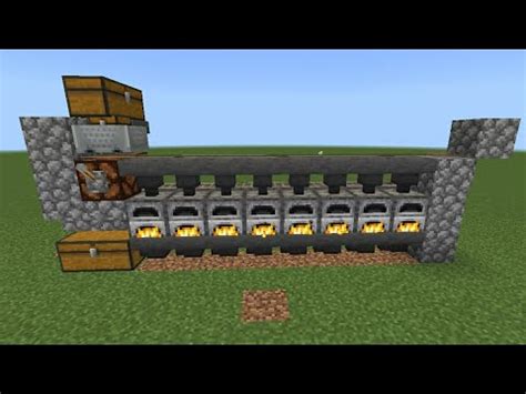 Como Fazer Uma FORNALHA INDUSTRIAL NO MINECREFT Turtorial YouTube