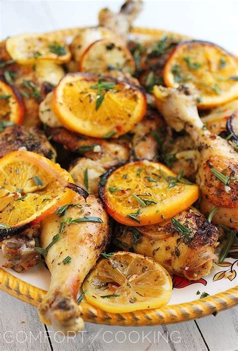 Herb And Citrus Oven Roasted Chicken The Comfort Of Cooking