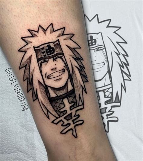 Jiraya Geek Tattoo Anime Tattoos Naruto Tattoo