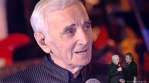 Johnny Hallyday Charles Aznavour Sur Ma Vie YouTube