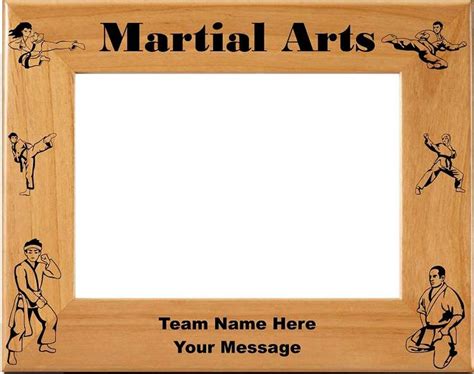 Martial Arts / Karate Picture Frame - Personalized | Laser Engraved ...