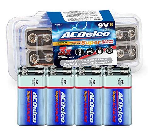 Acdelco Count Volt Batteries Maximum Power Super Alkaline Battery