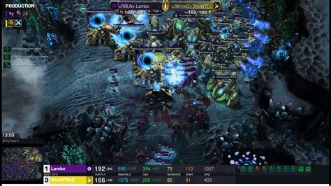 Starcraft II TSL 9 2022 Sep3 Lambo Z V ShoWTimE P Game 4 ESL Data