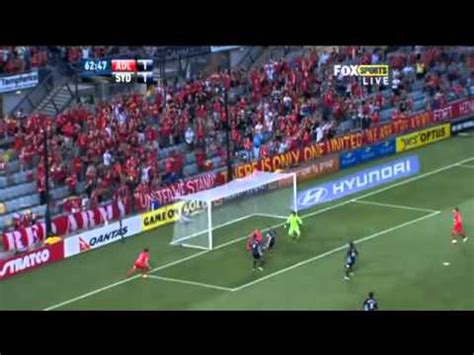 A League Adelaide United Vs Sydney FC Round 21 2011 2012 YouTube