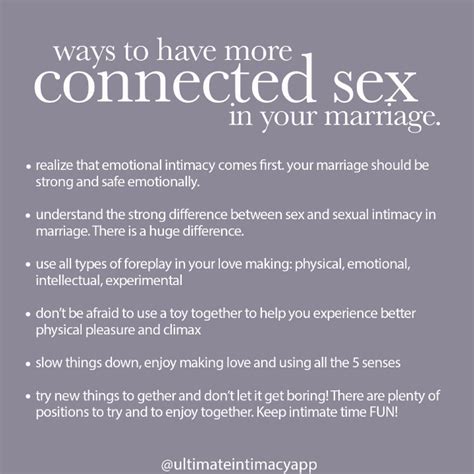 What Is Connected Sex In Marriage And Emotional Intimacy Artofit