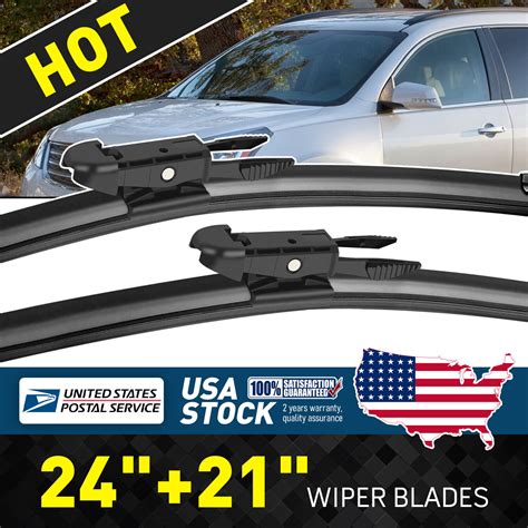 2PCS 24 21 Fit For GMC Acadia MK1 2012 2016 All Season Windshield