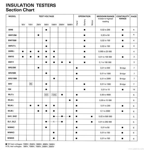 MEGGER 1982 INSULATION TESTERS