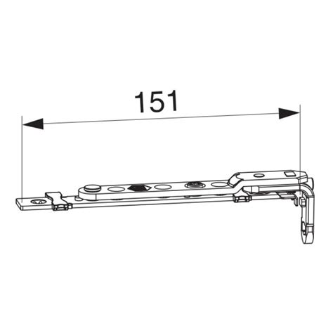 Braccio Cerniera Multi Matic Maico Per Anta Battente Superiore