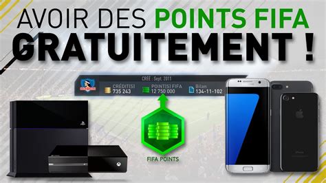 OBTENIR DES POINTS FIFA GRATUITEMENT ASTUCE PACK FUT 17 YouTube