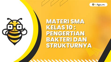 Materi Sma Kelas Pengertian Bakteri Dan Strukturnya