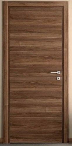 Brown Color Reactangular Laminated Flush Designer Wooden Door