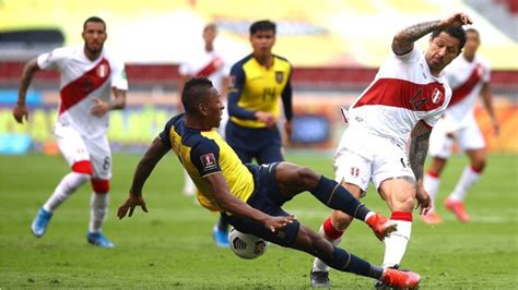 Con Gol De Lapadula Perú 2 2 Ecuador Resultado Resumen Y Goles Del Partido Por La Copa