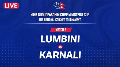 U 16 National Cricket Tournament 2023 Lumbini Vs Karnali YouTube