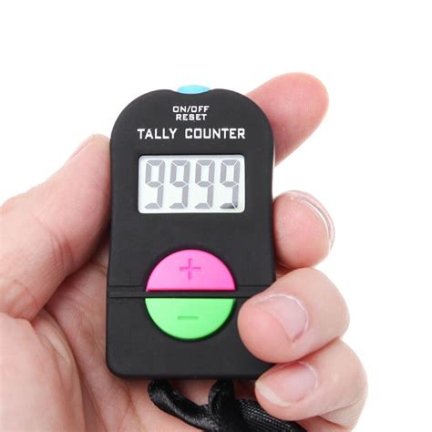 Digital Hand Tally Counter Electronic Manual Click Grandado