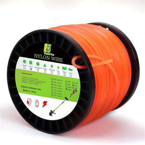 Amazon Viabrico Trimmer Line Square Weed Wacker String