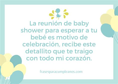 Las Mejores Frases Para Regalo De Baby Shower Frasescumple