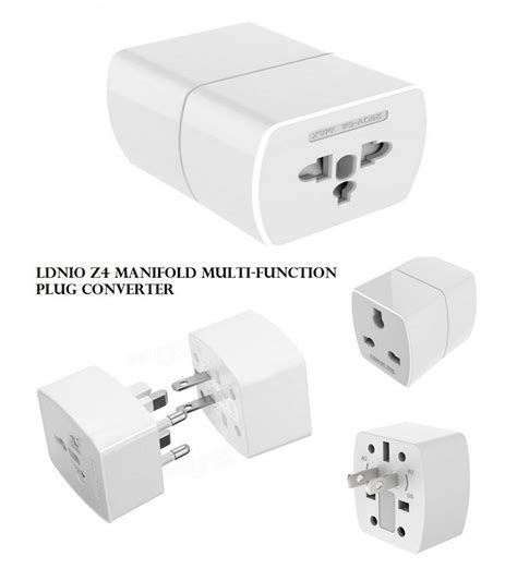 Buy Bdotcom LDNIO Z4 6A Max Manifold Multi Functional Universal Plug