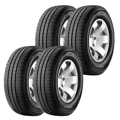 Kit 04 Pneus 185 R14 Goodyear 102 100r Cargo Marathon 2 No Shoptime