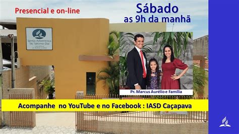 Escola Sabatina e Culto de Adoração on line IASD CPV Mª Elmira