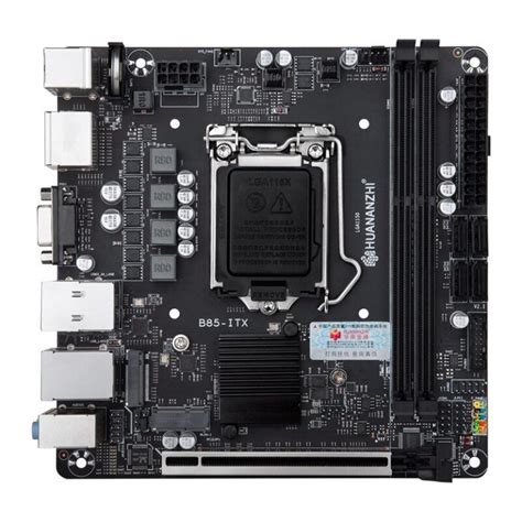 Placa mãe de mineração H81P BTC 6 Slot gráfico PCI E LGA 1150 DDR3 RAM