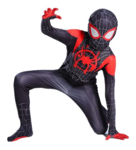 Fantasia Homem Aranha Infantil Miles Morales Pronta Entrega