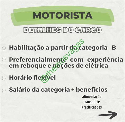 Motorista Teresina Pi Vaga S Themos Vagas Empregos E