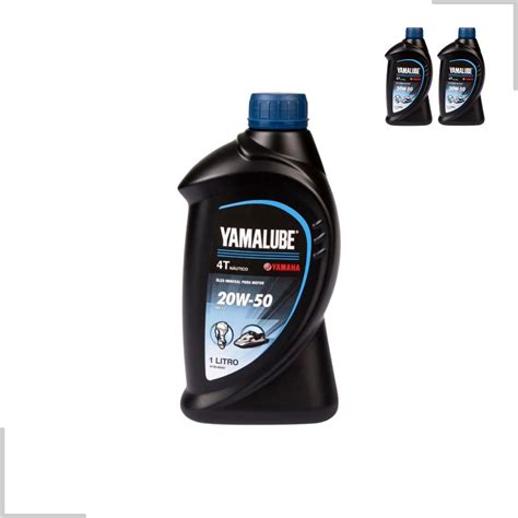 ÓLEO LUBRIFICANTE YAMALUBE NÁUTICO 4 TEMPOS 20W 50 1L KIT C 2 Compre