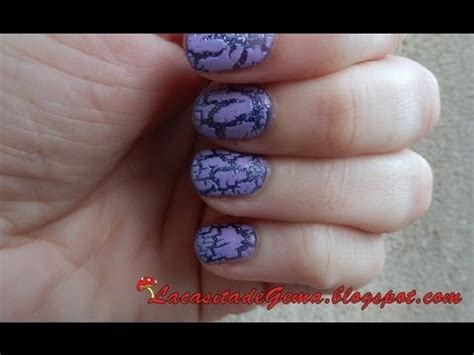 Tutorial U As Nail Art N B Sico Esmalte Craquelado Mp Youtube