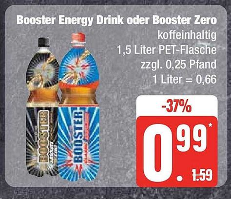 Booster Energy Drink Oder Zero Angebot Bei Edeka Prospekte De