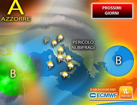 Meteo AVVISO Prossimi Giorni Rischio NUBIFRAGI Almeno Fino Al Weekend