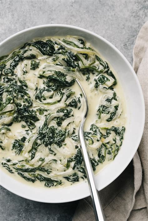 Keto Creamed Spinach - Our Salty Kitchen