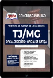 Apostila Tj Mg Pdf Oficial Judici Rio Oficial De Justi A