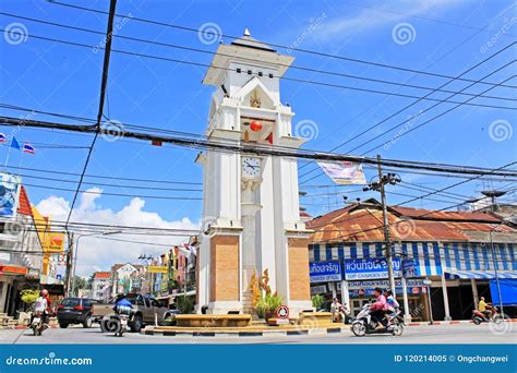 Betong Clock Tower, Betong, Thailand Editorial Image - Image of travel ...