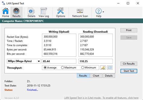 Understanding Lan Network Data Transfer Speeds