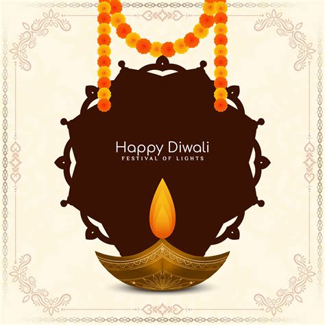 Beautiful Happy Diwali Indian festival cultural background design ...