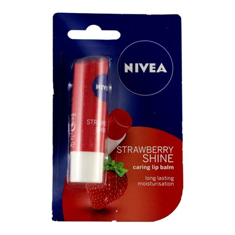 Buy Nivea Strawberry Shine Lip Balm 4 8 Gm Online At Discounted Price