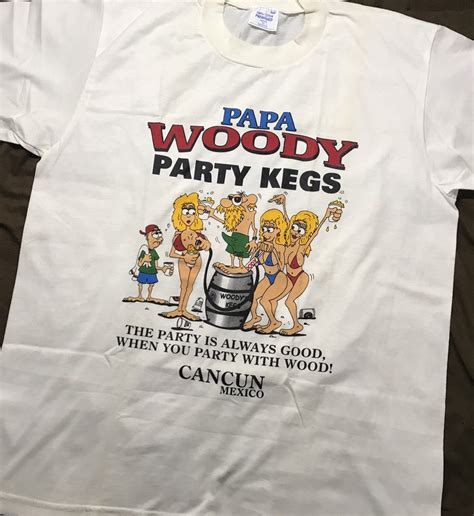 Vintage Vintage 90s Naked Sexy Party Papa Girl Nice Design Tees Grailed