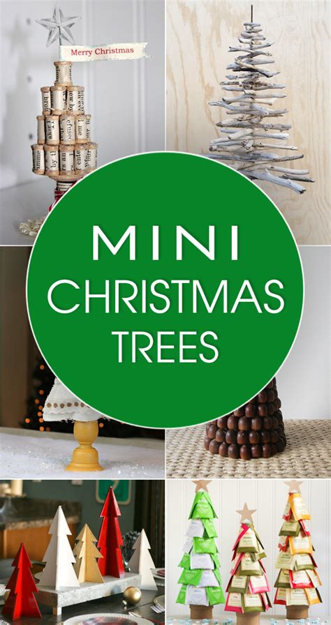 20 Adorable DIY Mini Christmas Trees You Re Going To Love