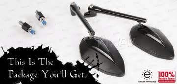 Mirrors Venom Black Mirrors Compatible With Harley Davidson Street 500750