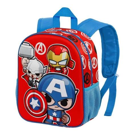 Marvel Avengers Impact Sac à dos 3D Petit One Size Rouge Rouge