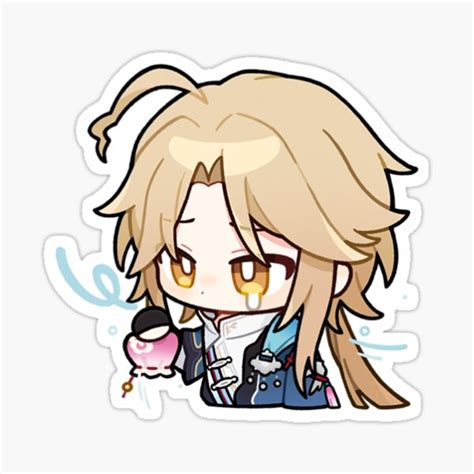 Honkai Star Rail Chibi Yanqing Sticker For Sale By HerrscherOfArt