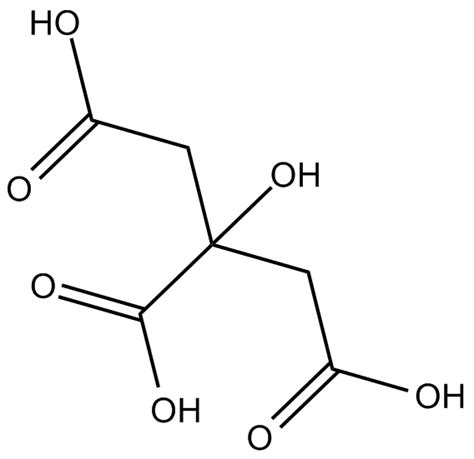 Citric Acid Structure