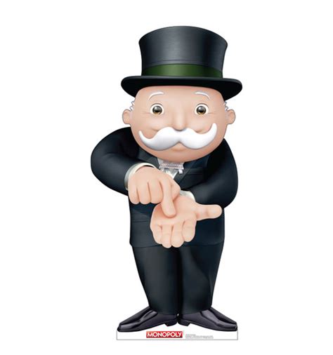 Mr Monopoly Life Size Cardboard Cutout Standee