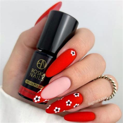 Boska Nails Lakier Hybrydowy Nr Red Solution Ml Maniura Pl