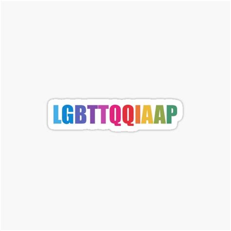 Lgbttqqiaap Sticker For Sale By Skr0201 Redbubble