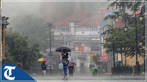 Heavy Rain Lashes Parts Of Shimla Nearby Areas In Himachal Pradesh