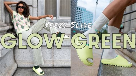 Yeezy Slides Glow Green Pk Kicks