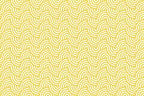 Yellow Geometric Circles Pattern Graphic by CutePik · Creative Fabrica